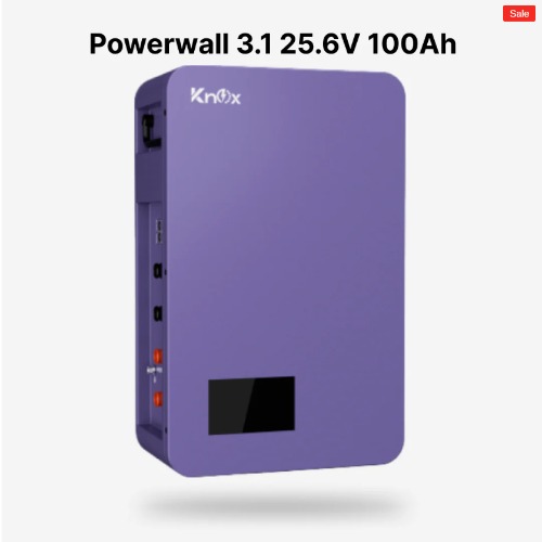 Knox Powerwall 3.1 25.6V 100Ah Lithium Battery